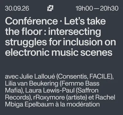 Visuel "tittre" de la table ronde à la Paris Electronic Week